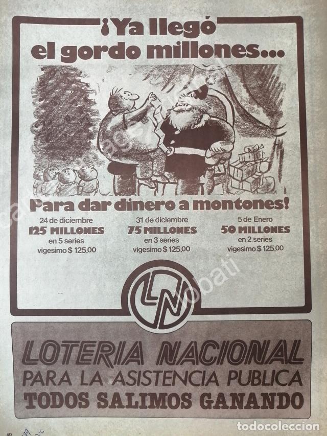 Poster collecting: CARTEL ANTIGUO ORIGINAL DE LA LOTERIA NACIONAL 1979 / 75