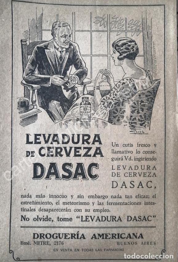 Poster collecting: CARTEL ANTIGUO ORIGINAL DE CERVEZA DASAC 1927 ARGENTINA -RARO