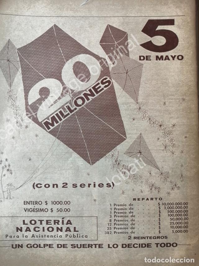 Poster collecting: CARTEL ANTIGUO ORIGINAL DE LA LOTERIA NACIONAL 1965 /92