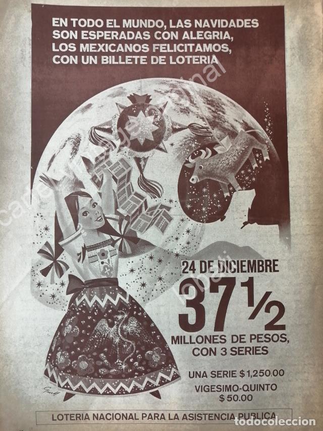 Poster collecting: CARTEL ANTIGUO ORIGINAL DE LA LOTERIA NACIONAL 1967 /91