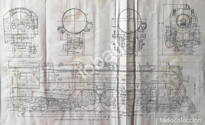 Poster collecting: GRABADO ANTIGUO LOCOMOTORA HUDSON 1928 / A14