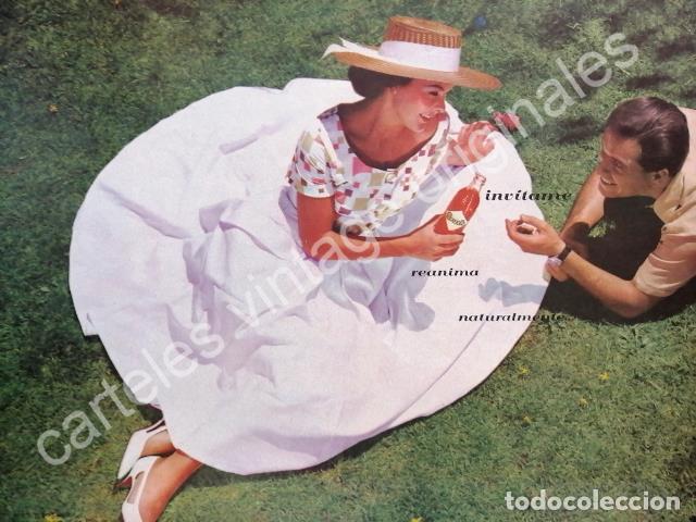 Poster collecting: CARTEL ANTIGUO ORIGINAL DE REFRESCO ORANGE CRUSH 1963 /22