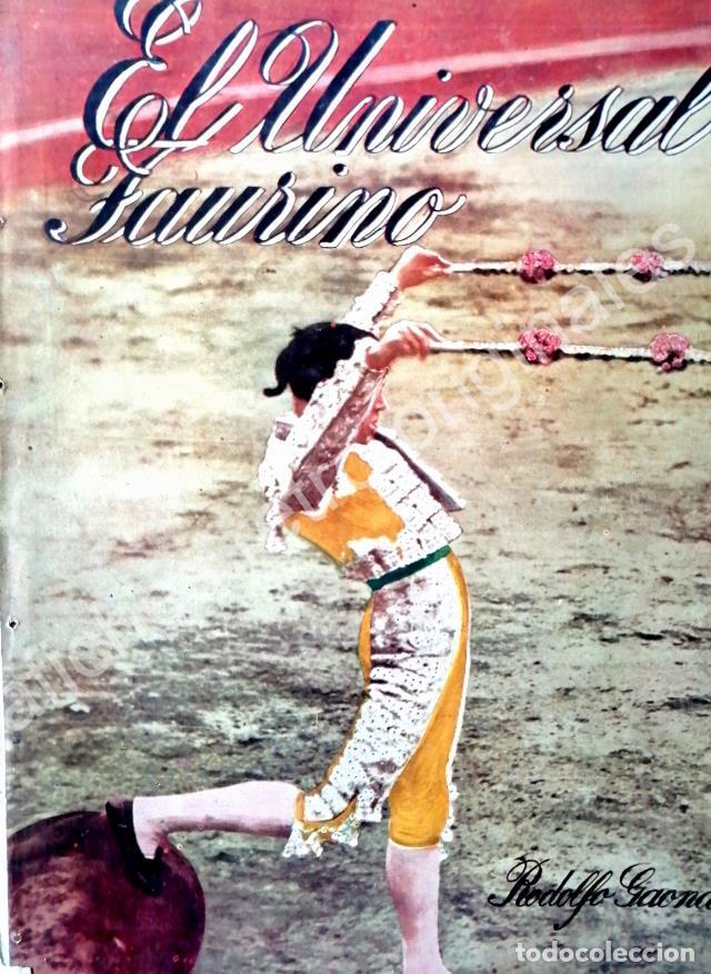 Poster collecting: PORTADA ANTIGUA ORIGINAL 1922. TORERO. RODOLFO GAONA