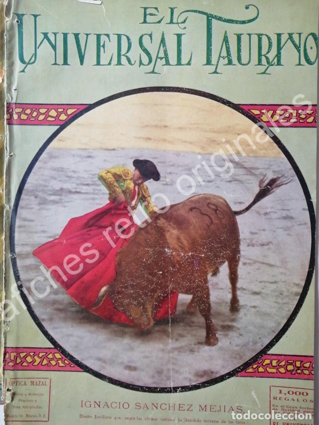 Sammeln von Plakaten: PORTADA ANTIGUA ORIGINAL 1923. TORERO. IGNACIO SANCHEZ MEJIAS