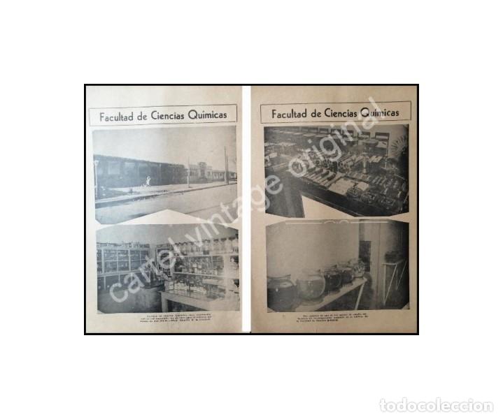 Sammeln von Plakaten: CARTEL ANTIGUO ORIGINAL DE FACULTAD DE QUIMICA UANL. 1944