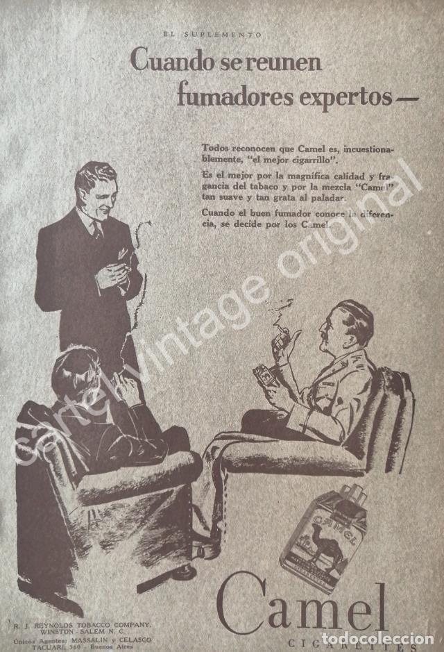 Sammeln von Plakaten: CARTEL ANTIGUO ORIGINAL DE CIGARROS CAMEL 1928 /13