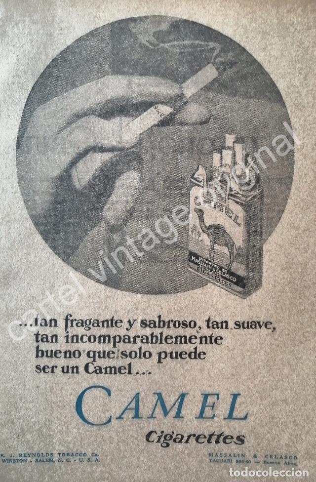 Sammeln von Plakaten: CARTEL ANTIGUO ORIGINAL DE CIGARROS CAMEL 1928 /14