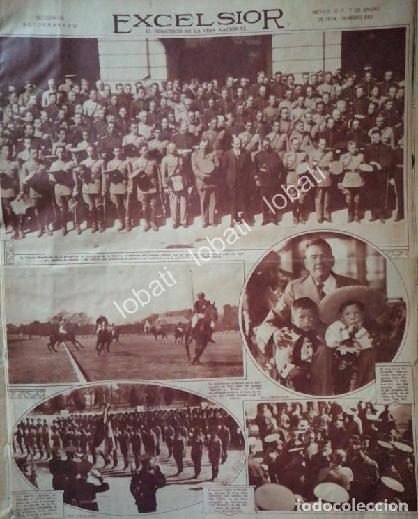 Sammeln von Plakaten: CARTEL ANTIGUO ORIGINAL DE PORTADA DIARIO EXCELSIOR 1934 Y PLUTARCO ELIAS CALLES