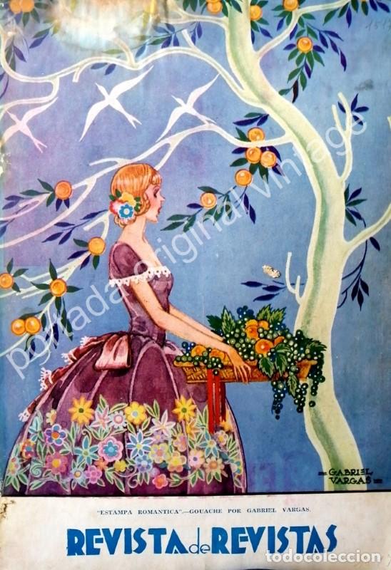 Sammeln von Plakaten: CARTEL ANTIGUO ORIGINAL DE PORTADA CON DIBUJO DE GABRIEL VARGAS 1937 / MUY RARA