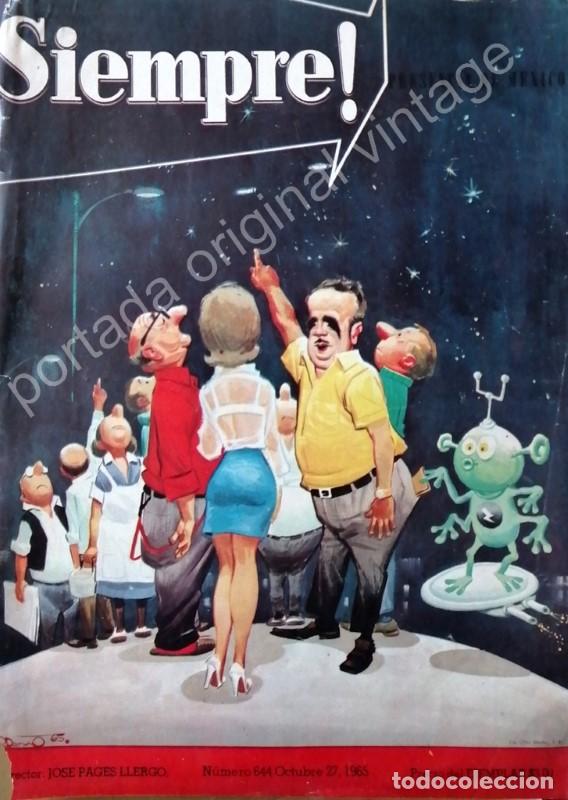Sammeln von Plakaten: CARTEL ANTIGUO ORIGINAL DE PORTADA CON PEDRO FERRIZ SANTA CRUZ 1965 DIBUJO. CARRE&Ntilde;O