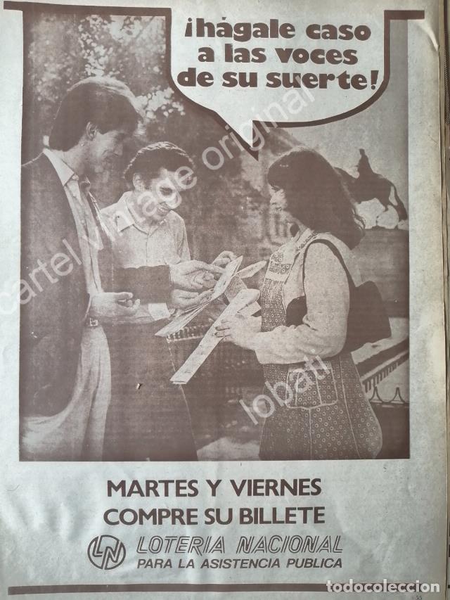 Sammeln von Plakaten: CARTEL ANTIGUO ORIGINAL DE MARIA SORTE EN LOTERIA NACIONAL 1970s FEP