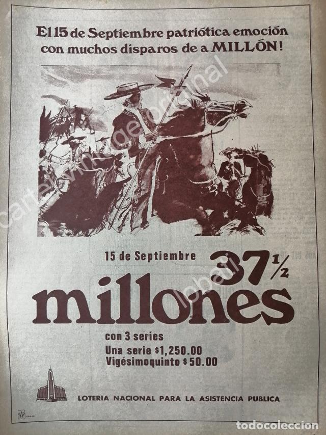 Poster collecting: CARTEL ANTIGUO ORIGINAL DE LA LOTERIA NACIONAL. 1968 / 57