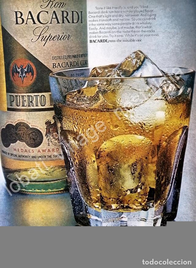 Poster collecting: CARTEL ANTIGUO ORIGINAL DE RON BACARDI 1976 /32 U.S.A