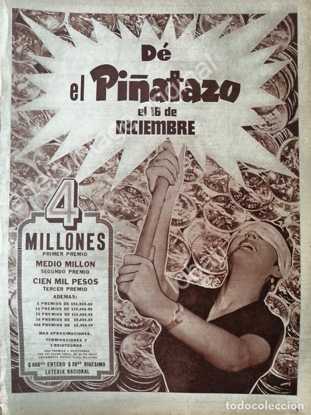 Poster collecting: CARTEL ANTIGUO ORIGINAL DE LA LOTERIA NACIONAL 1955 / 71