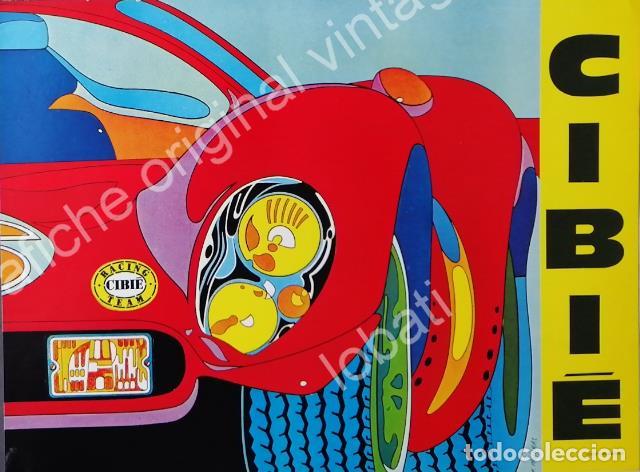 Poster collecting: CARTEL ANTIGUO ORIGINAL DE AFICHE DE LA ESCUDERIA CIBIE. DIBUJO DE PAUDRAS 1970s. SUPER RARO