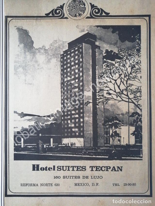 Poster collecting: CARTEL ANTIGUO ORIGINAL DE HOTEL SUITES TECPAN 1960s /2