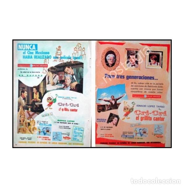 Poster collecting: CARTEL ANTIGUO ORIGINAL DE IGNACIO LOPEZ TARZO, CRI CRI EL GRILLITO CANTOR 1963 /FEP