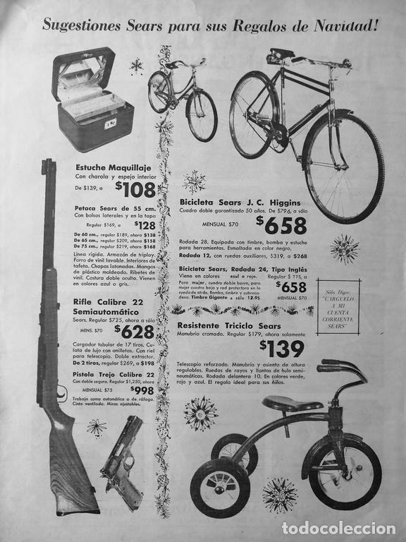 Sammeln von Plakaten: CARTEL ANTIGUO ORIGINAL DE BICICLETAS SEARS J.C HIGGINS Y OTROS 1960s