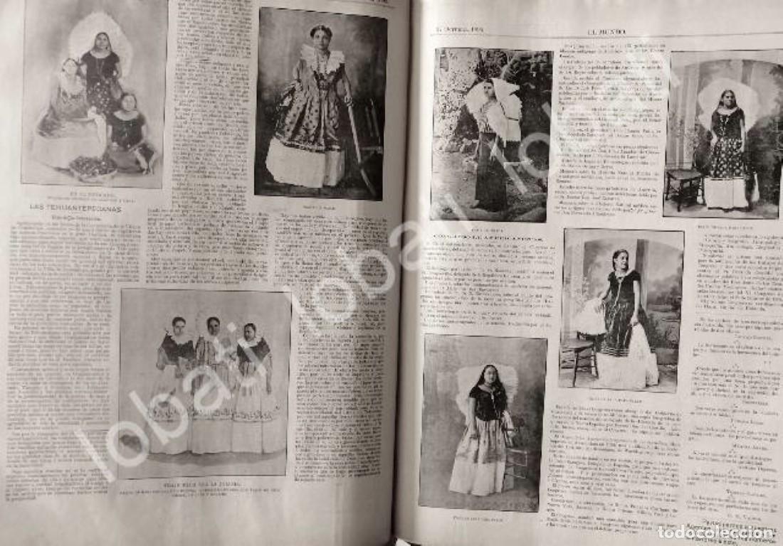 Sammeln von Plakaten: CARTEL ANTIGUO ORIGINAL DE LAS TEHUANAS Y SUS VESTIDOS 1895/ LDM