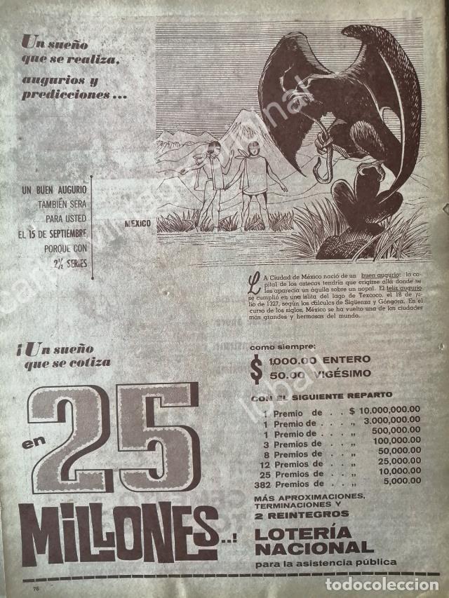 Sammeln von Plakaten: CARTEL ANTIGUO ORIGINAL DE LA LOTERIA NACIONAL 1960 / 79