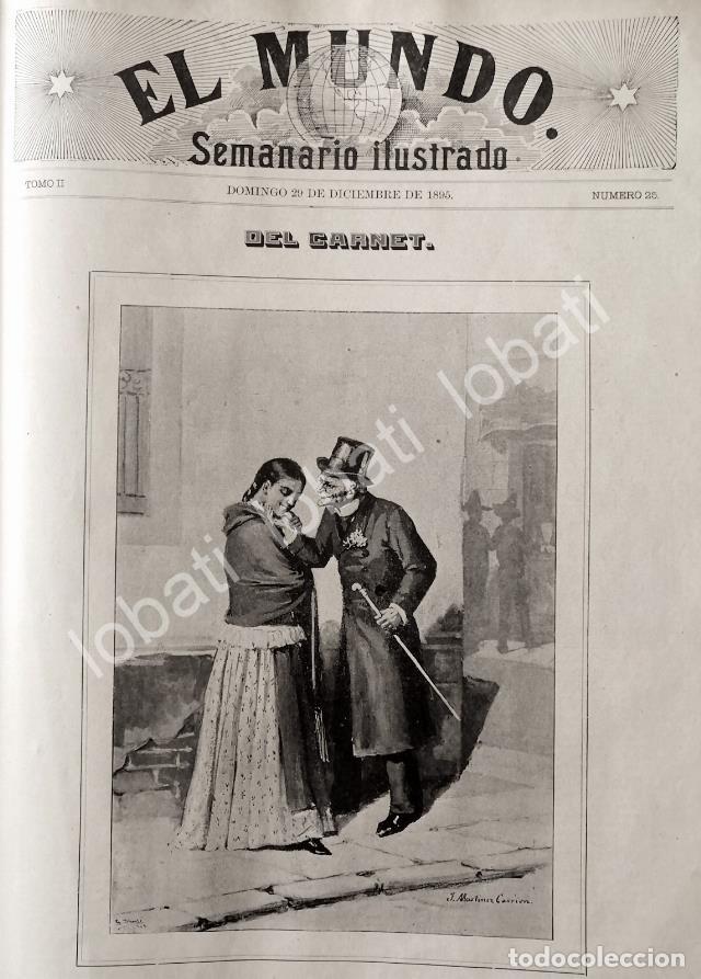 Sammeln von Plakaten: PORTADA ANTIGUA ORIGINAL 1895 DE JESUS MARTINEZ CARRION