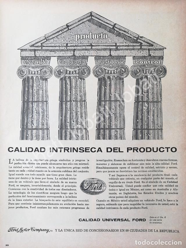 Sammeln von Plakaten: CARTEL ANTIGUO ORIGINAL DE AUTOS FORD 1964 /516