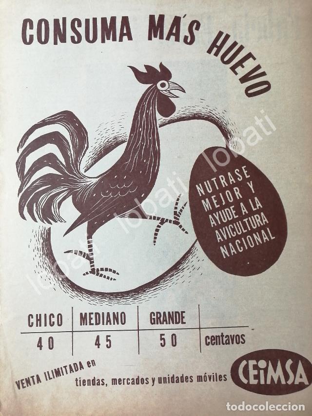 Collectionnisme d'affiches: CARTEL ANTIGUO ORIGINAL DE CEIMSA. CAMPA&Ntilde;A DE CONSUMO DE HUEVO 1960 /407 MUY RARO