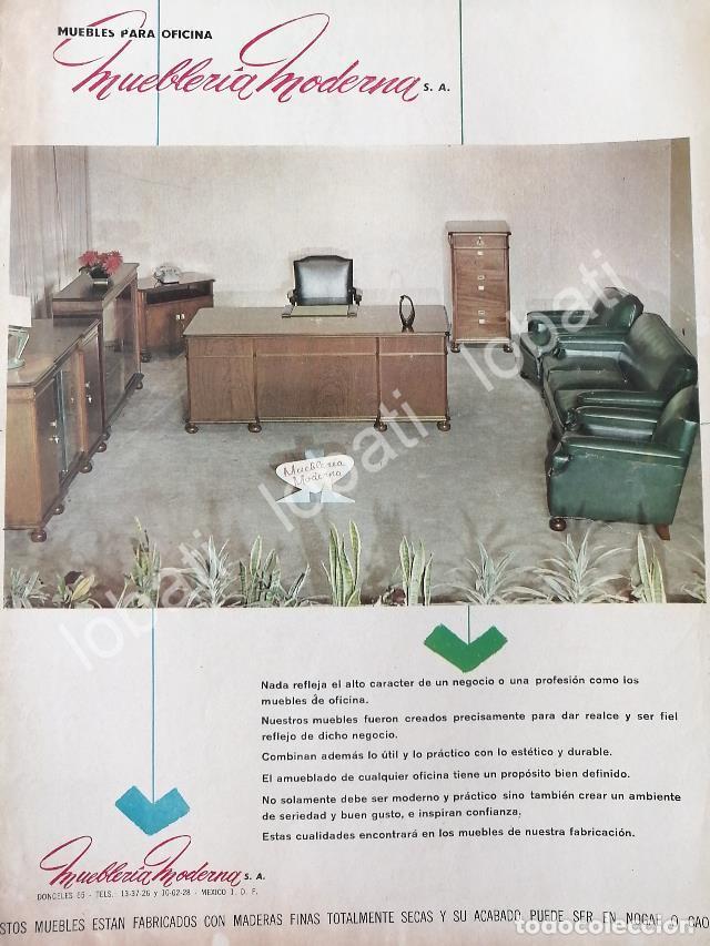 Collectionnisme d'affiches: CARTEL ANTIGUO ORIGINAL DE MUEBLERIA MODERNA 1962 (DONCELES No65 D.F) /471