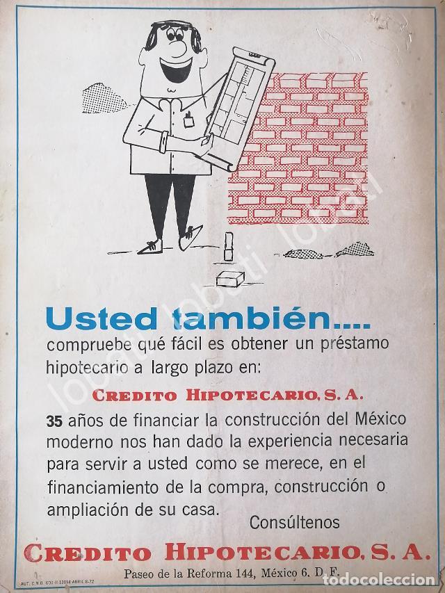 Collectionnisme d'affiches: CARTEL ANTIGUO ORIGINAL DE BANCO CREDITO HIPOTECARIO S.A 1972 /191
