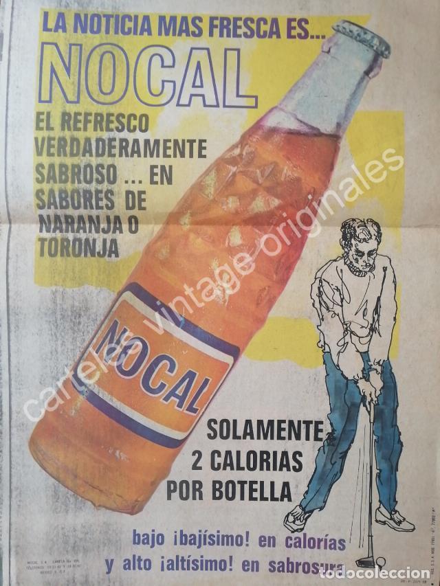 Sammeln von Plakaten: CARTEL ANTIGUO ORIGINAL DE REFRESCO NOCAL 1969