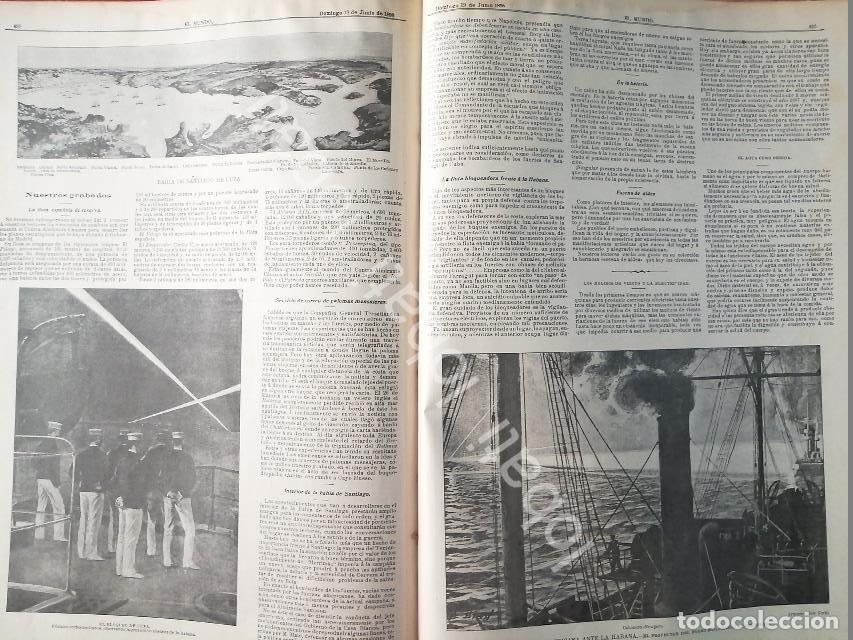 Sammeln von Plakaten: CARTEL ANTIGUO ORIGINAL DE BATALLA NAVAL GUERRA ESPA&Ntilde;A Vs. ESTADOS UNIDOS. 1898 / MLT