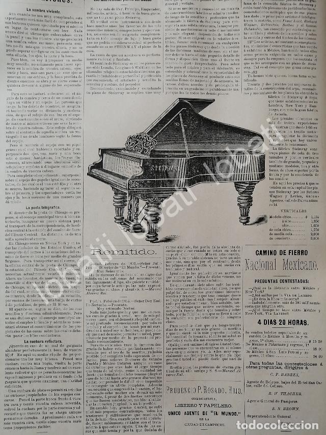Colecionismo de cartazes: CARTEL ANTIGUO ORIGINAL DE CASA WAGNER LEVIEN Y PIANOS STEINWAY 1895 Y OTRAS