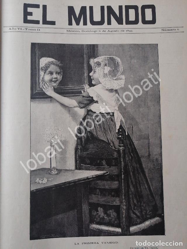 Poster collecting: PORTADA ANTIGUA ORIGINAL 1899 POR. TH. CRUST - LA PRIMERA VANIDAD