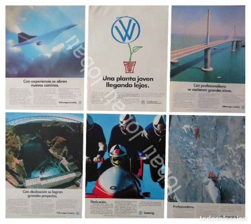 Poster collecting: CARTEL ANTIGUO ORIGINAL DE SET DE 6 AFICHES DE VOLKSWAGEN 1991-92 /915