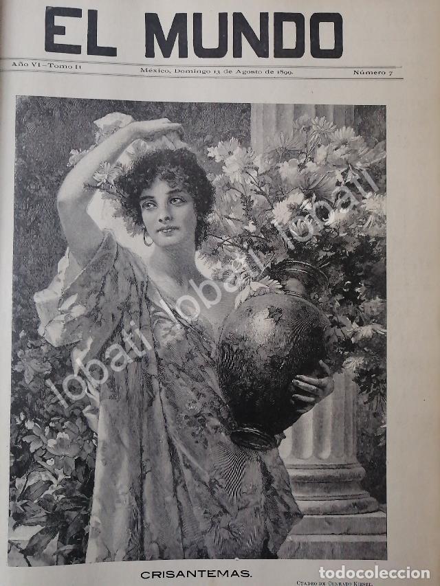 Poster collecting: PORTADA ANTIGUA ORIGINAL 1899 POR. CONRAD KIESEL / ARTE ANTIGUO