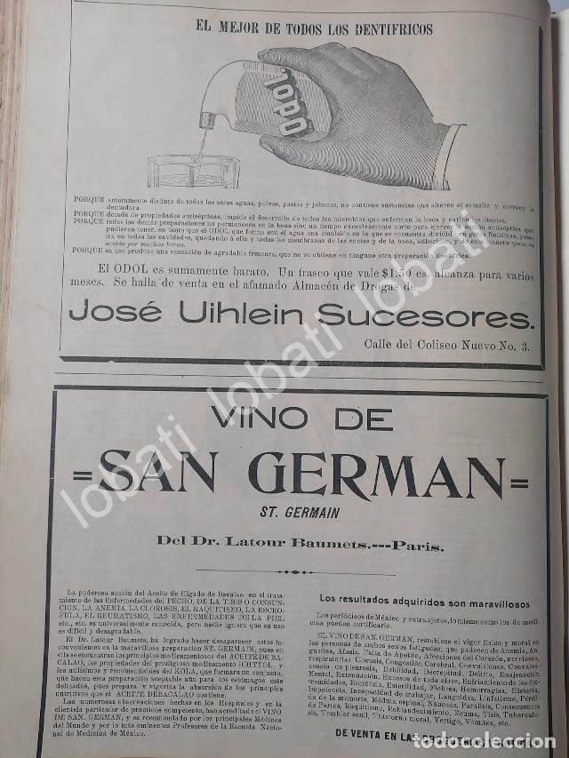 Poster collecting: CARTEL ANTIGUO ORIGINAL DE VINO DE SAN GERMAN 1899 & DENTRIFICO ODOL ETC