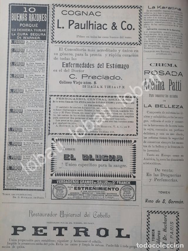 Poster collecting: CARTEL ANTIGUO ORIGINAL DE CARTEL PUBLICITARIO DEL SIGLO 19. 1899 /2