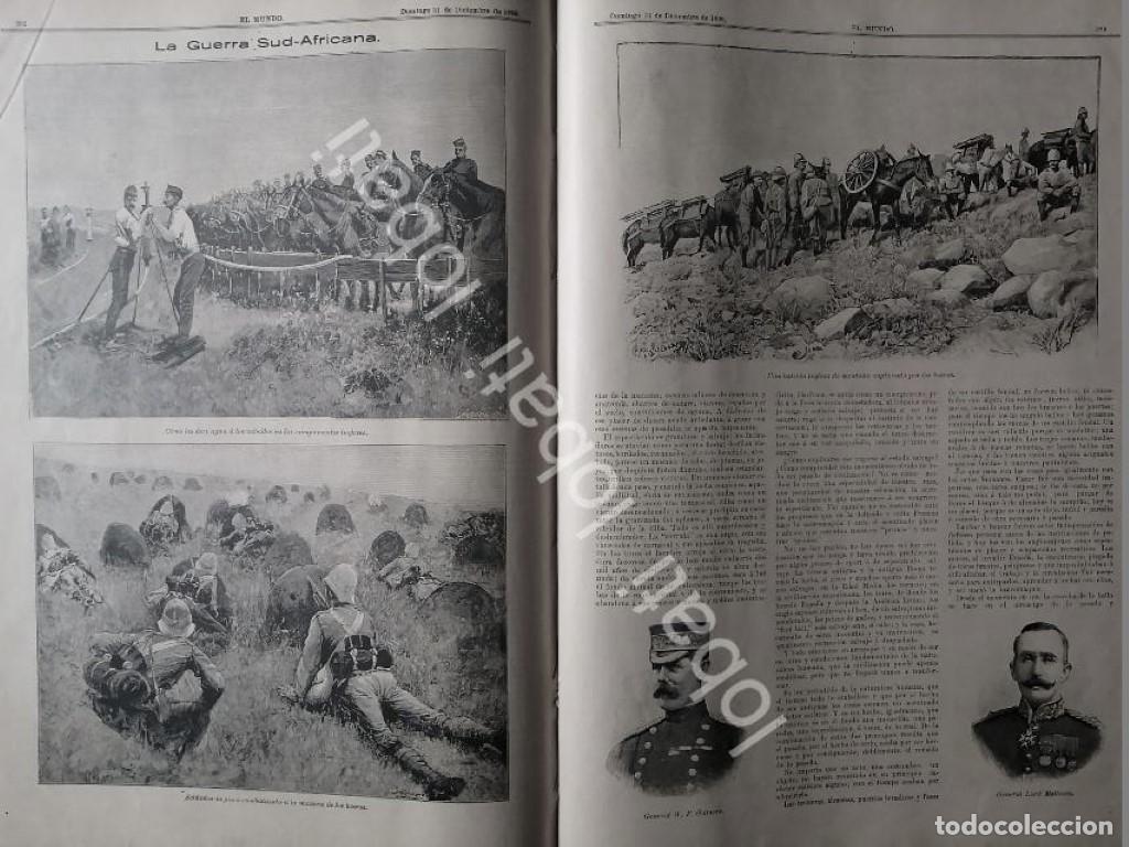 Collectionnisme d'affiches: CARTEL ANTIGUO ORIGINAL DE LA GUERRA DE LOS BOERS 1899 / MLT