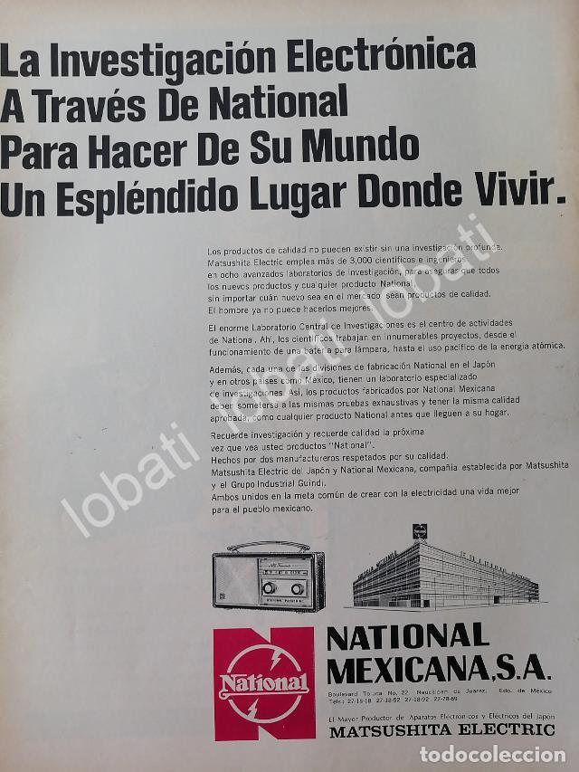 Collectionnisme d'affiches: CARTEL ANTIGUO ORIGINAL DE MATSUSHITA ELECTRIC- NATIONAL 1960 /699