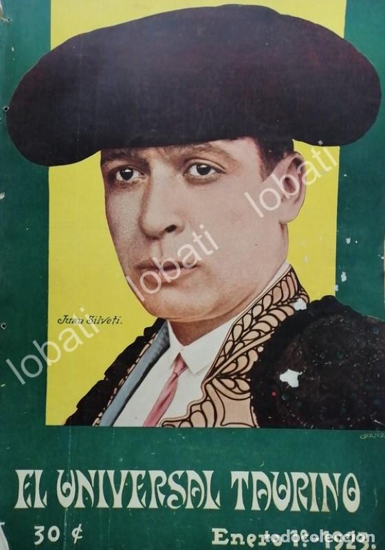 Collectionnisme d'affiches: PORTADA ANTIGUA ORIGINAL 1922. JUAN SILVETI