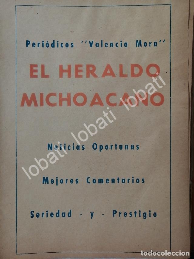 Collectionnisme d'affiches: CARTEL ANTIGUO ORIGINAL DE AFICHE DEL PERIODICO EL HERALDO MICHOACANO 1965 / N87