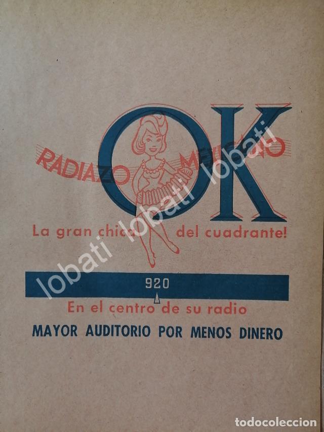 Collectionnisme d'affiches: CARTEL ANTIGUO ORIGINAL DE RADIO DIFUSORA RADIO OK. 920. 1966 / 95