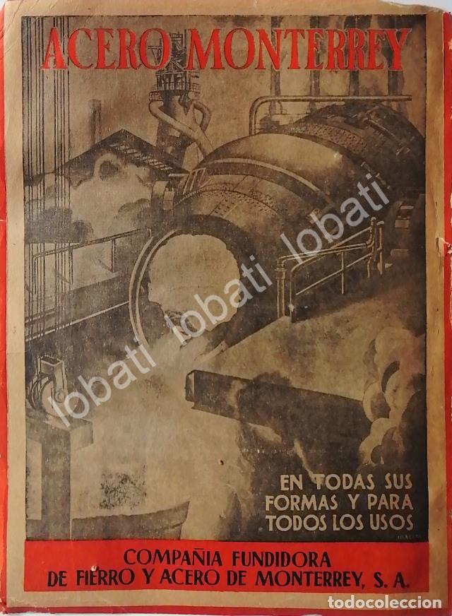 Collectionnisme d'affiches: CARTEL ANTIGUO ORIGINAL DE CIA. FUNDIDORA MONTERREY 1965 /726