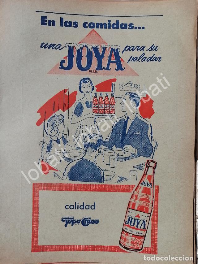 Collectionnisme d'affiches: CARTEL ANTIGUO ORIGINAL DE REFRESCO JOYA / EMBOTELLADORA TOPO CHICO 1960 /232