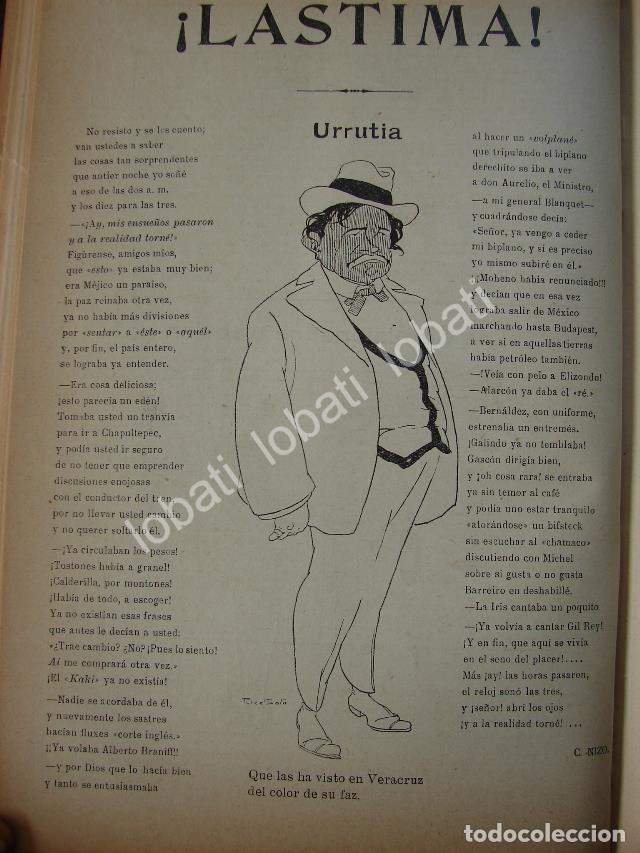 Collectionnisme d'affiches: CARICATURA ANTIGUA. DR. AURELIANO URRUTIA 1914 POR. A. PEREZ SOTO