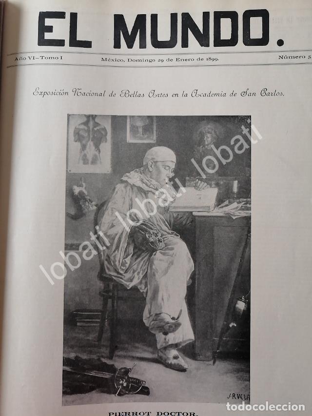Poster collecting: PORTADA ANTIGUA ORIGINAL 1899. DE JULIO RUELAS - ACADEMIA SAN CARLOS