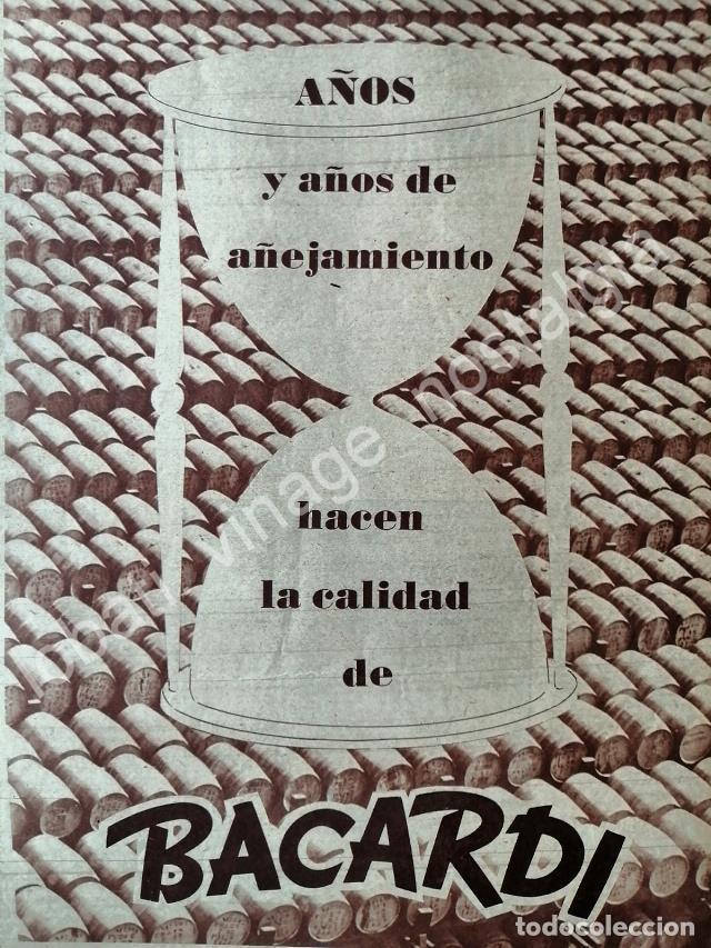 Poster collecting: CARTEL ANTIGUO ORIGINAL DE RON BACARDI 1955 -18