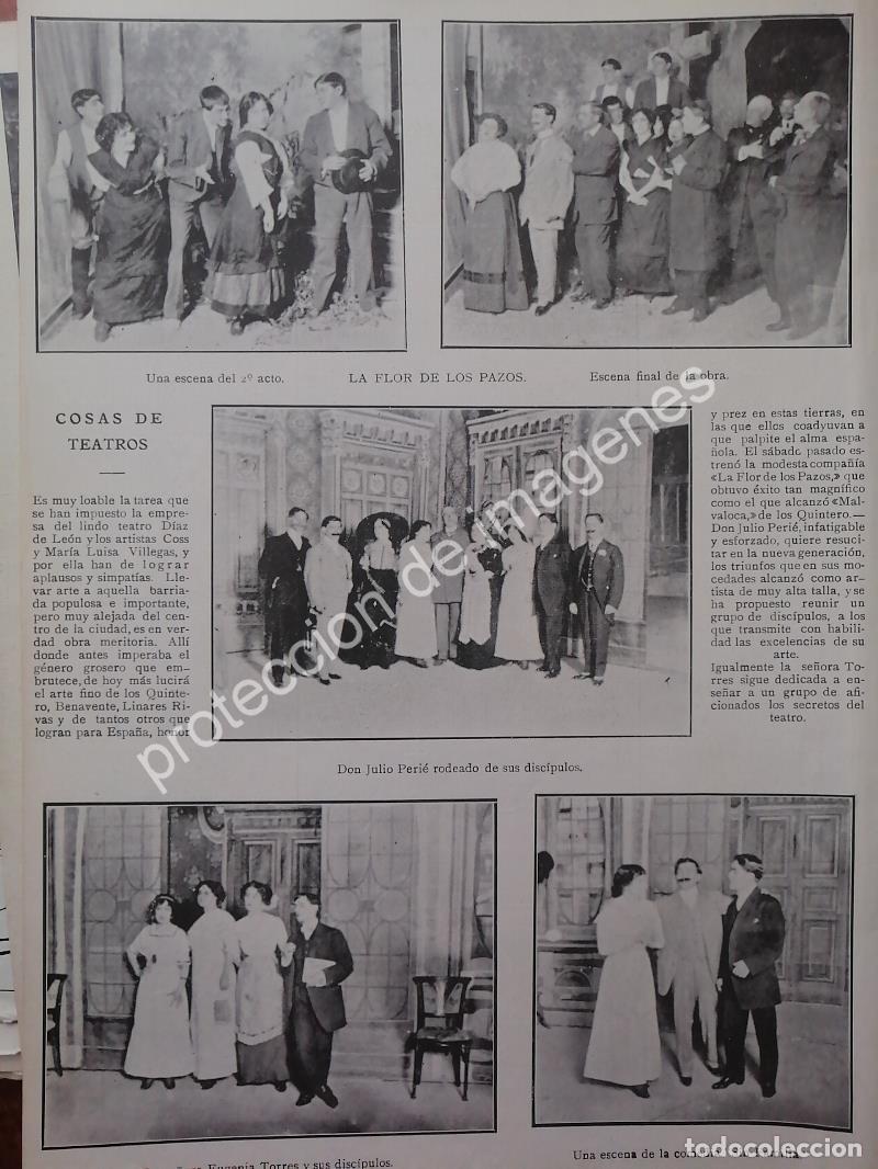 Poster collecting: AFICHE ANTIGUO 1912 FUNCION EN EL TEATRO DIAZ DE LEON