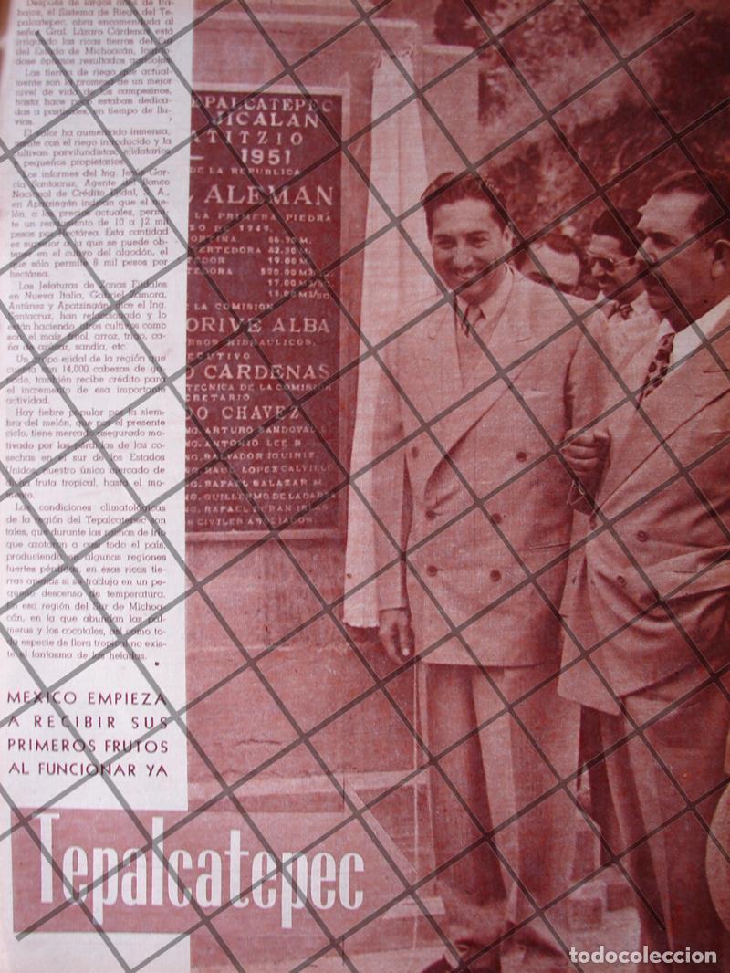 Poster collecting: AFICHE RETRO. INAUGURAN SISTEMA RIEGO TEPALCATEPEC 1956