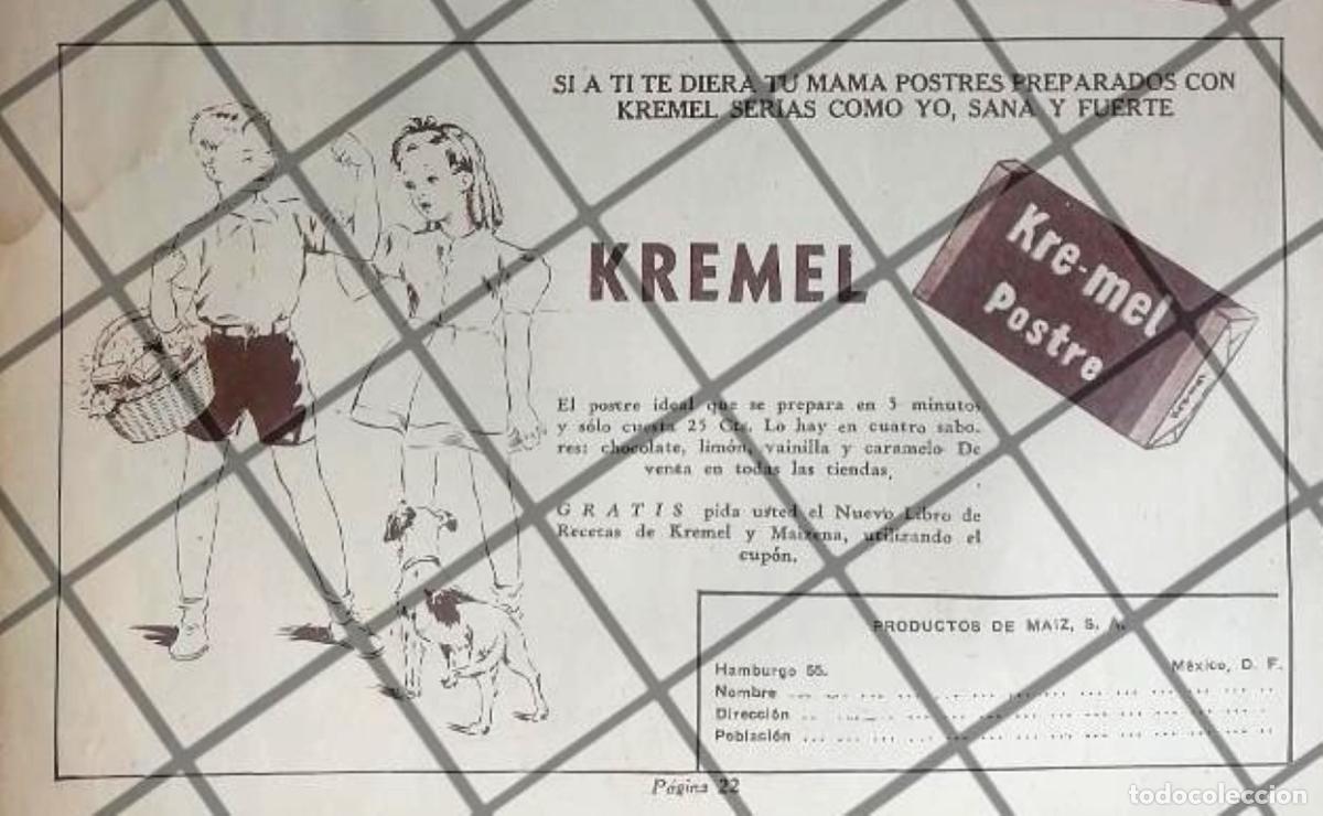 Poster collecting: CARTEL PUBLICITARIO RETRO. CHOCOLATES KREMEL 1940s
